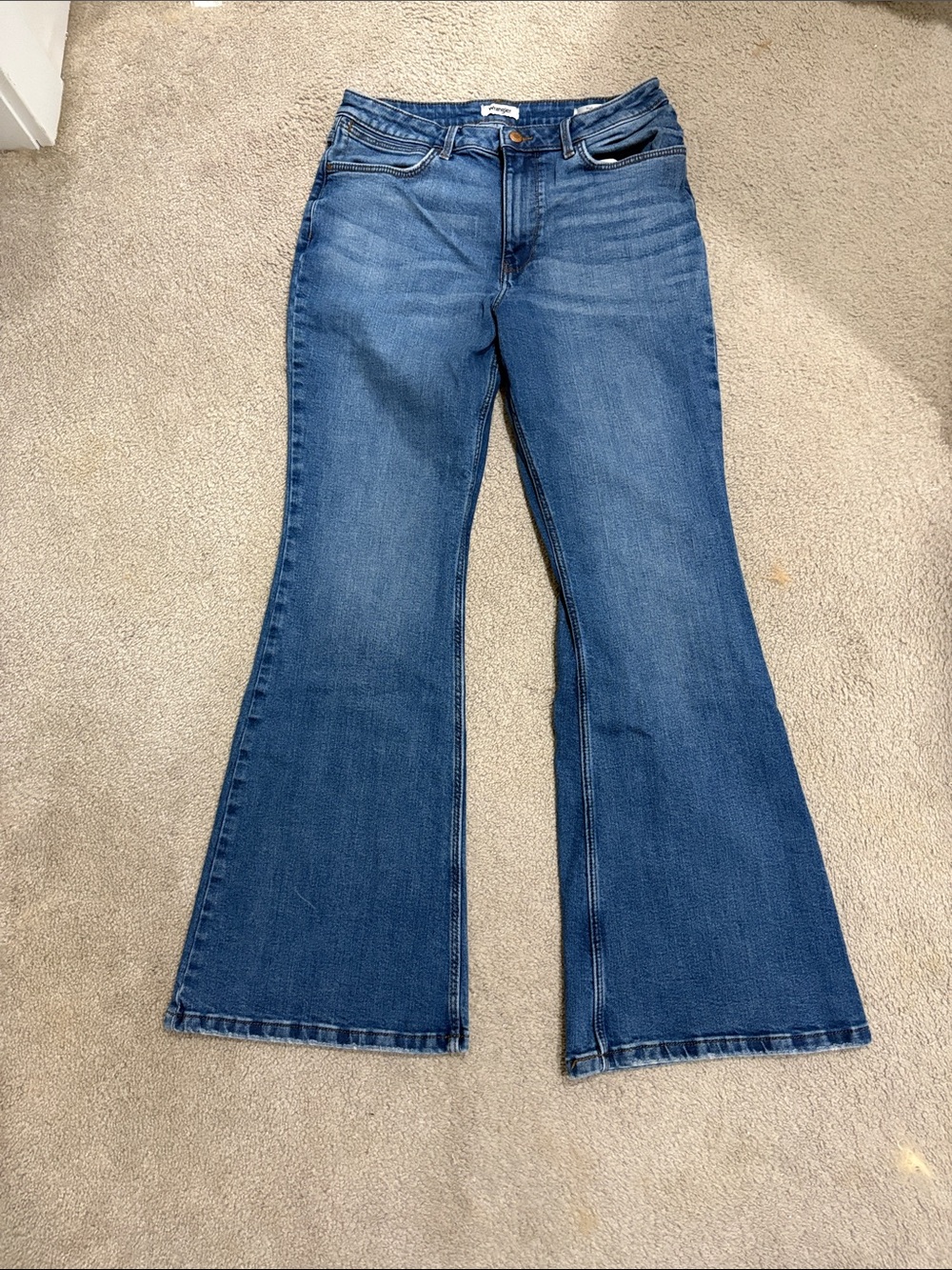 Wrangler high rise flare